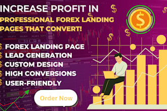 design high performance landing pages for forex trading