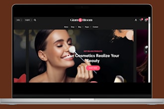 build skincare shopify store skincare website beauty website skincare store