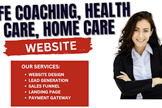design coaching, life coaching, consultant, therapy, counseling wix website