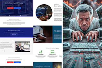 design a forex trading landing page for maximum conversions