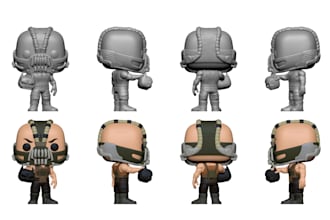 do custom 3d funko pop cartoon character pop art 3d toy 3d chibi action figure