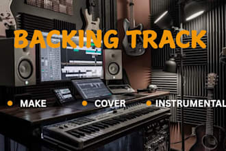 make, remake instrumental cover song backing track in any genre avoid copyright