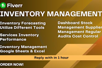 manage inventory, forecast demand, and optimize stock