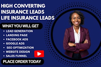 generate hot insurance leads life insurance leads insurance via youtube ads