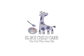 make shiny daycare center and academy logo