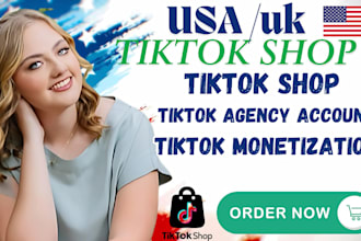us tiktok shop llc tiktok agency account UK tiktok non USA resident tiktok shop