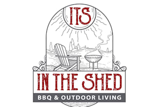 make unique vintage BBQ and outdoor logo