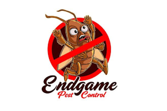 design unique eye catching pest control trying logo
