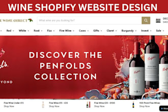 design lucrative wine shopify store wine website liquor store beverages website