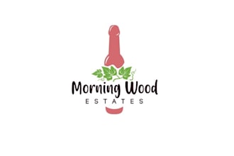 design playful morning wood vineyards logo
