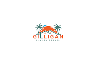 make awesome travel resort logo