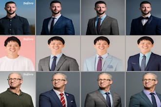 seamlessly change outfits and retouch photos professionally