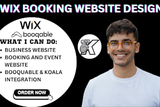 do wix booking website design booquable website membership wix portfolio koala