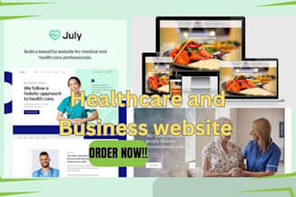 design home care, medical, vacation, restaurant, and catering websites