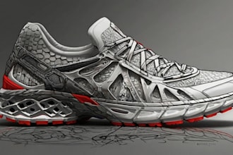 sketch and design sneakers ideas