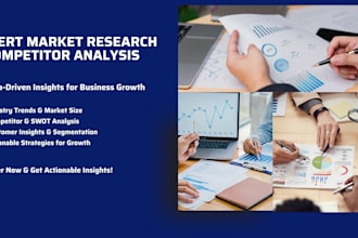 do in depth market research and competitor analysis for business growth
