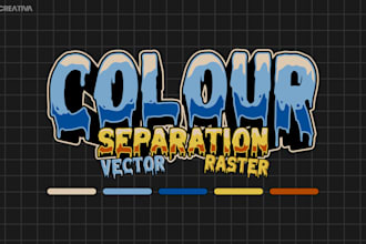 color separation for your screen printed t shirts