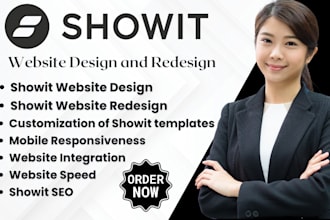 design showit website redesign and customize showit website and template design