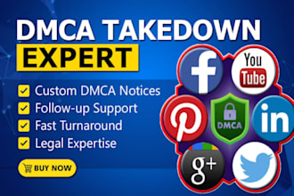 remove copyrighted defamatory negative and harmful posts from social media
