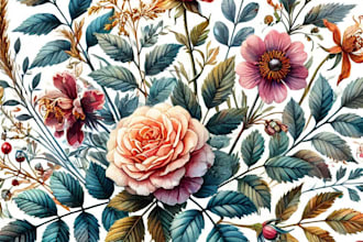 paint watercolour botanical illustrations