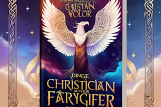 design unique fantasy, christian, book cover, kindle cover