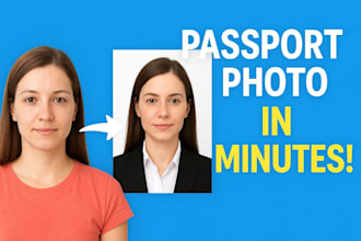 make your passport photo look studio quality at home