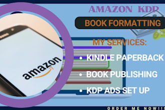 expertly format your ebook kindle paperback formatting for amazon print publish