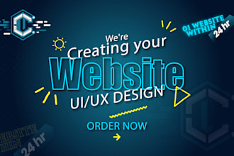 design ui ux website in figma for your business in 24 hours
