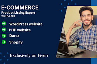upload and manage your products on shopify, wordpress, and PHP