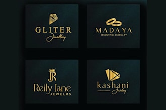 do modern luxury, jewelry, crown, minimalist, signature logo with in 24 hours