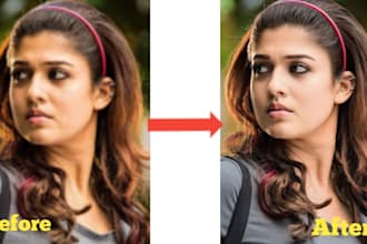 photo retouching, photo editing and bulrry photos