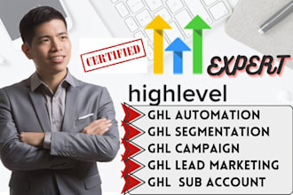 setup gohighlevel sub account reporting ghl segmentation lead marketing campaign