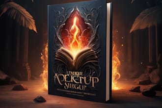 do fantasy book cover design, thriller book cover