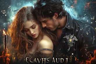 design fantasy book cover, romance book cover, and ebook cover design