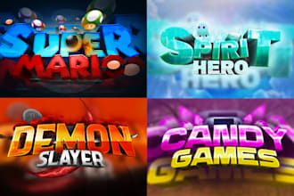 design a front page logo for your roblox game
