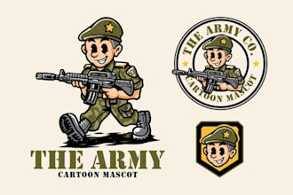 do unique e sport logo mascot in chibi style