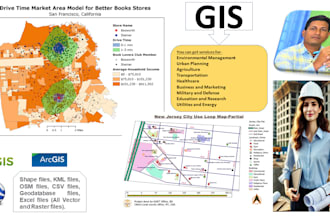 spatial analysis and gis infographic map visualization in qgis arc gis