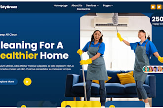 design house cleaning website commercial cleaning website janitorial website