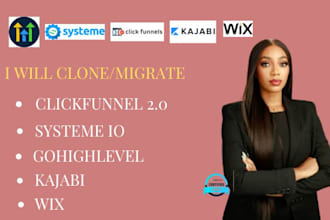 clone migrate existing funnel website landing page course pipeline to highlevel