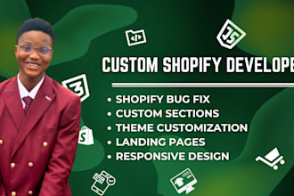 edit shopify theme code, fix CSS issues, and add custom liquid sections