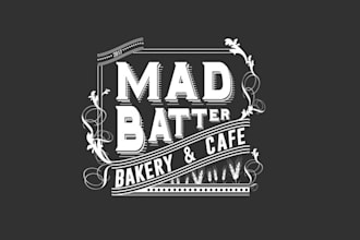 make beautiful bakery and cafe logo