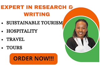 do research on sustainable tourism, hospitality, and travel and tour operations