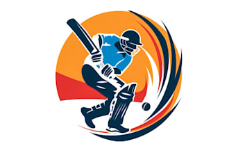 make modernized icon cricket brand logo
