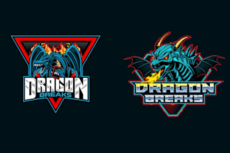 design a professional dragon logo