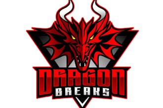 design luxury dragon logo