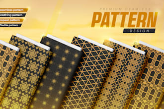 create seamless, textile pattern design for fabric or cloth
