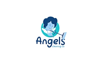 design angel cleaning co logo
