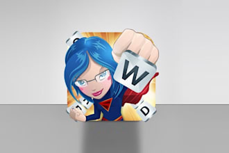 create exciting app store word image multiplayer logo
