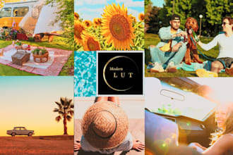 give 14 summer spring bright colorful  presets