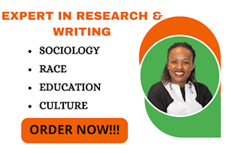 research and write on sociology, race and ethnicity, culture and education topic